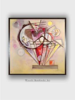 The Art House - Points Wassily Framed Wall Art