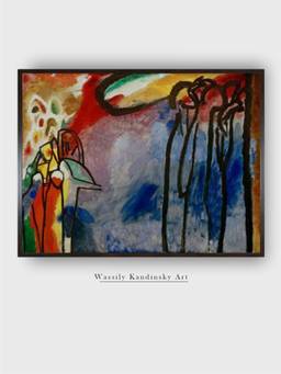 The Art House - Improvisation Wassily Framed Wall Art