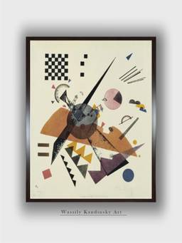 The Art House - Orange Wassily Framed Wall Art