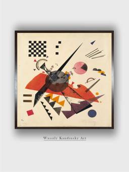 The Art House - Orange Wassily Framed Wall Art