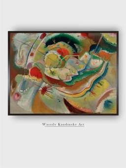 The Art House - Small Yellow Framed Wall Art