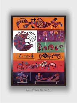 The Art House - Seven Wassily Framed Wall Art