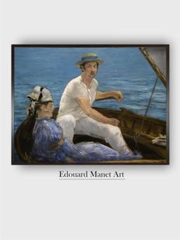 The Art House - Boating Edouard Framed Wall Art
