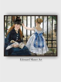 The Art House - Railway Edouard Framed Wall Art