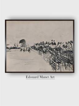 The Art House - Races Edouard Framed Wall Art
