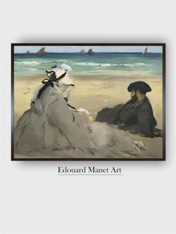 The Art House - Plage Edouard Framed Wall Art