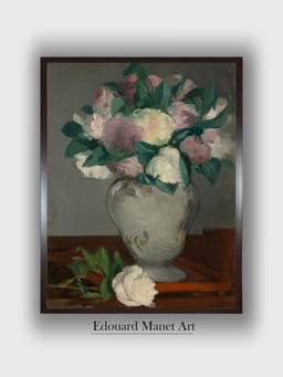 The Art House - Peonies Edouard Framed Wall Art