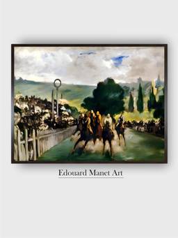 The Art House - Manet Longchamps Framed Wall Art