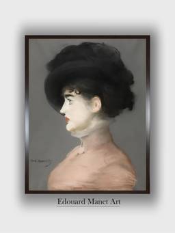 The Art House - Femme Chapeau Framed Wall Art