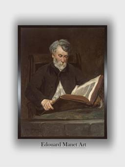 The Art House - Reader Edouard Framed Wall Art