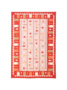 THEGASBH - JODHPUR KILA DESIGN PRINTED COTTON DHURRIE FOR ROOM