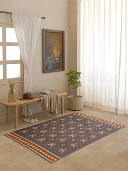 THEGASBH - FORT BLOCK DESIGN PRINTED FLOOR MAT