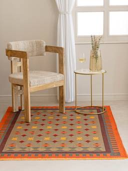 THEGASBH - GANESHA TRADITION PRINTED COTTON FLOOR MAT