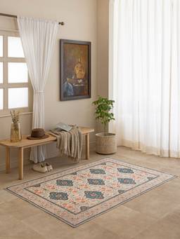 THEGASBH - TRADITIONAL ETHNIC RAMA PRINTED FLOOR MAT