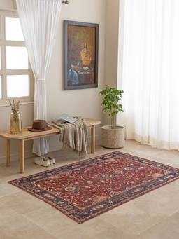 THEGASBH - KILIM CARPET PRINTED COTTON DHURRRIE FLOOR MAT