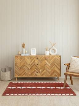 THEGASBH - AFRICAN MOTIF COTTON TUFTED RUG FOR FLOOR