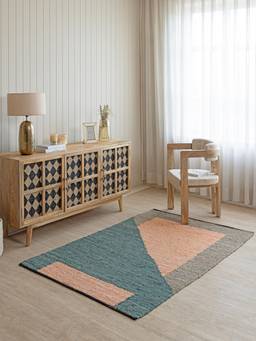 THEGASBH - DRAPE MODERN COTTON RUG FOR LIVING ROOM