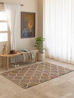 THEGASBH - DROME PYRAMID JUTE WOVEN RUG FOR HOME