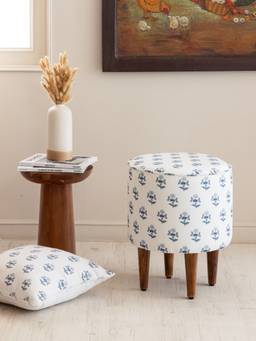 THEGASBH - DURABLE SOFT CUSHION STOOL WITH FOUR LEGS