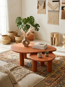 THEGASBH - Designer Duo Coffee Table Set OF 2 (Pack of 2)