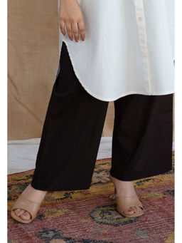 The Indian Ethnic Co. - Black Poplin Cotton Pant