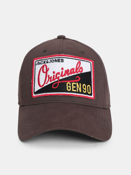 Jack & Jones - Brown Cotton Embroidered Cap