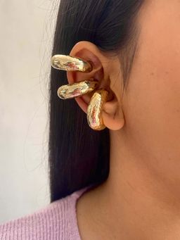 ISHKAARA - Contemporary Ear Cuff Earrings (Set of 3)
