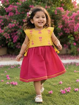Somersault - Pink Dress With Quilted Jacket