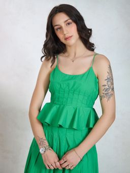 Virgio - Divine Cotton Peplum Top