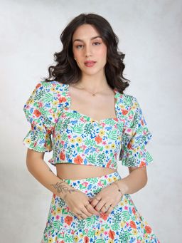 Virgio - Vibrant Cotton Crop Top