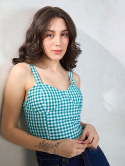 Virgio - Cotton Corset Smocking Top