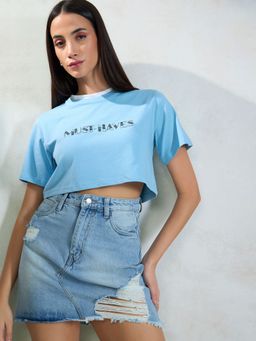 Virgio - Comfy Crop Boxy T-Shirt
