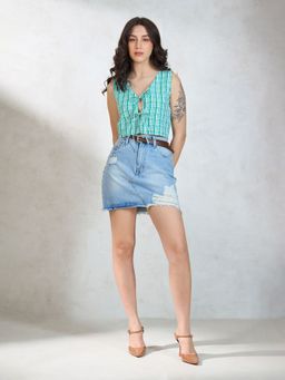 Virgio - Cotton Front-Tie Waistcoat