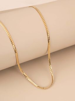 Palmonas - Mens Waterproof and Anti-Tarnish Minimalist Twisted Chain Necklace