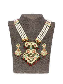 Sri Jagdamba Pearls - Abhi Pearl Necklace Set