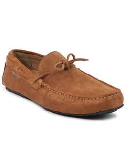 Rare Rabbit - Cody Brown Square Toe Loafers