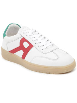 Rare Rabbit - Dorset White Round Toe Sneakers