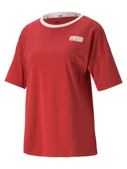 Puma - Summer Stripes Fashion Womens Red T-shirt