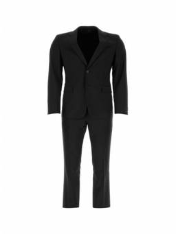 PRADA - Navy Blue Wool Blend Blazer with Trouser