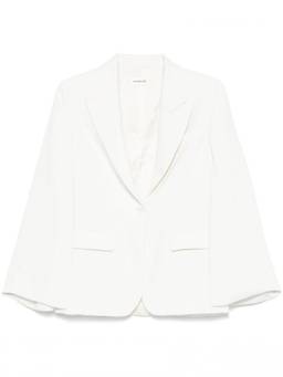 Parosh - White Single-Breasted Blazer