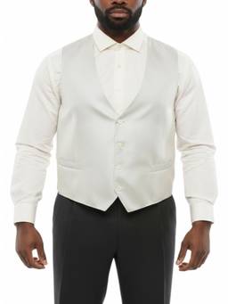 Corneliani - Light Grey Textured Waist Coat