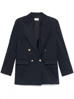 Parosh - Navy Blue Crew blazer