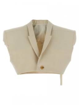 Rick Owens - Beige Micro Tatlin Vest