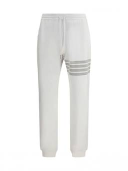 Thom Browne - White Stripes Regular Joggers