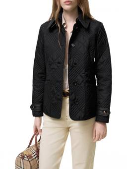 Burberry - Black Quilted Shirt Collar Jacket
