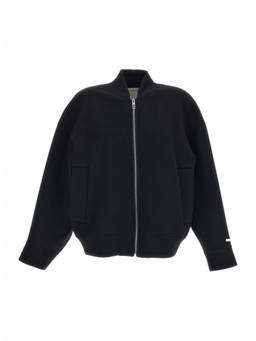 Sportmax - Black Solid Mock Collar Jacket