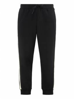 EA7 Emporio Armani - Black Cotton Logo Joggers