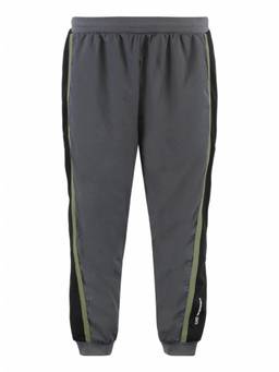 EA7 Emporio Armani - Grey Polyester Striped Joggers