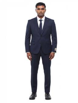 Corneliani - Navy Blue Stripes Blazer with Trouser