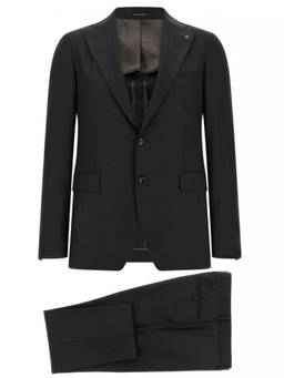 Tagliatore - Dark Grey Single Breasted Blazer with Trouser